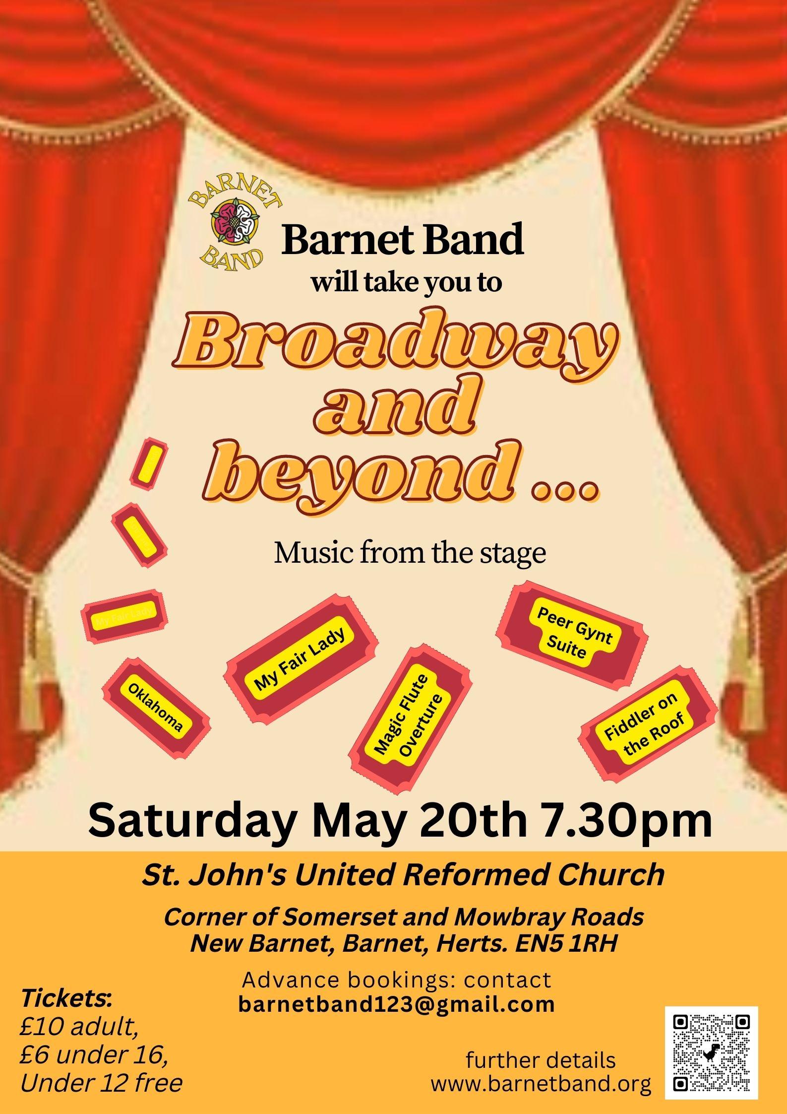 Broadway and Beyond!  at St John's URC New Barnet 